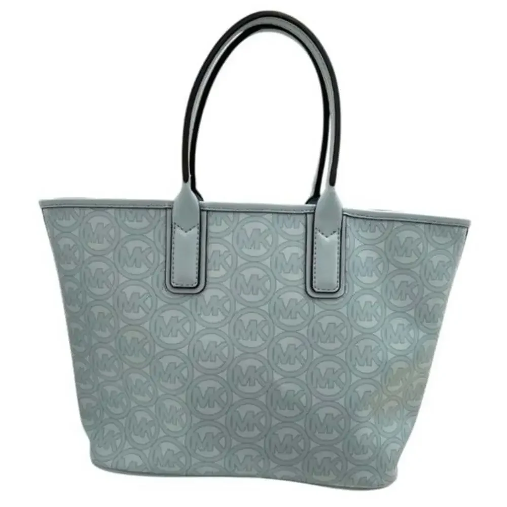 Michael Kors Jodie Small Logo Jacquard Tote Bag Light Blue